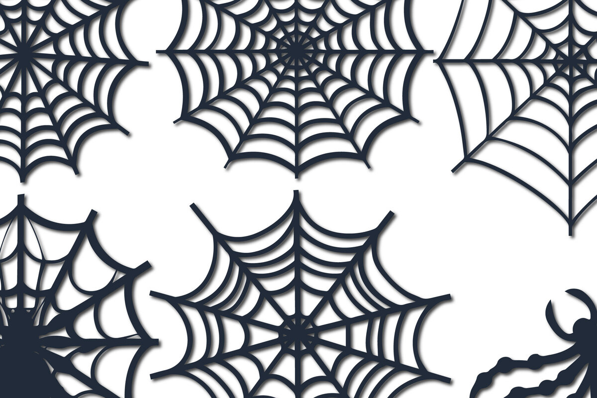 Σετ των 2 Intra απο ξύλο plywood 3mm-4mm πάχος - Πακέτο Cricut Spiderweb  Δίασταση 15x15 cm INTRAFABR-102643564