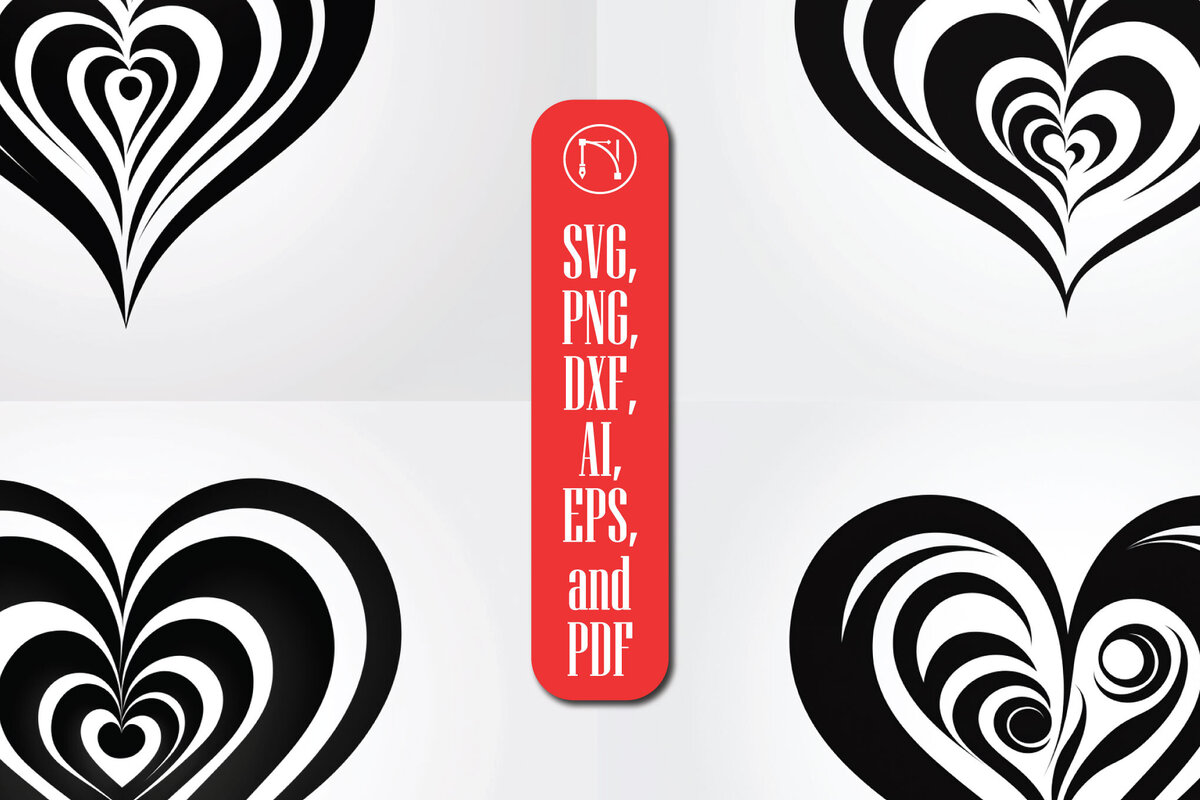 Σετ των 3 Intra απο ξύλο plywood 3mm-4mm πάχος - Πακέτο Cricut Valentine Heart  Δίασταση 4x4 cm INTRAFABR-85987697