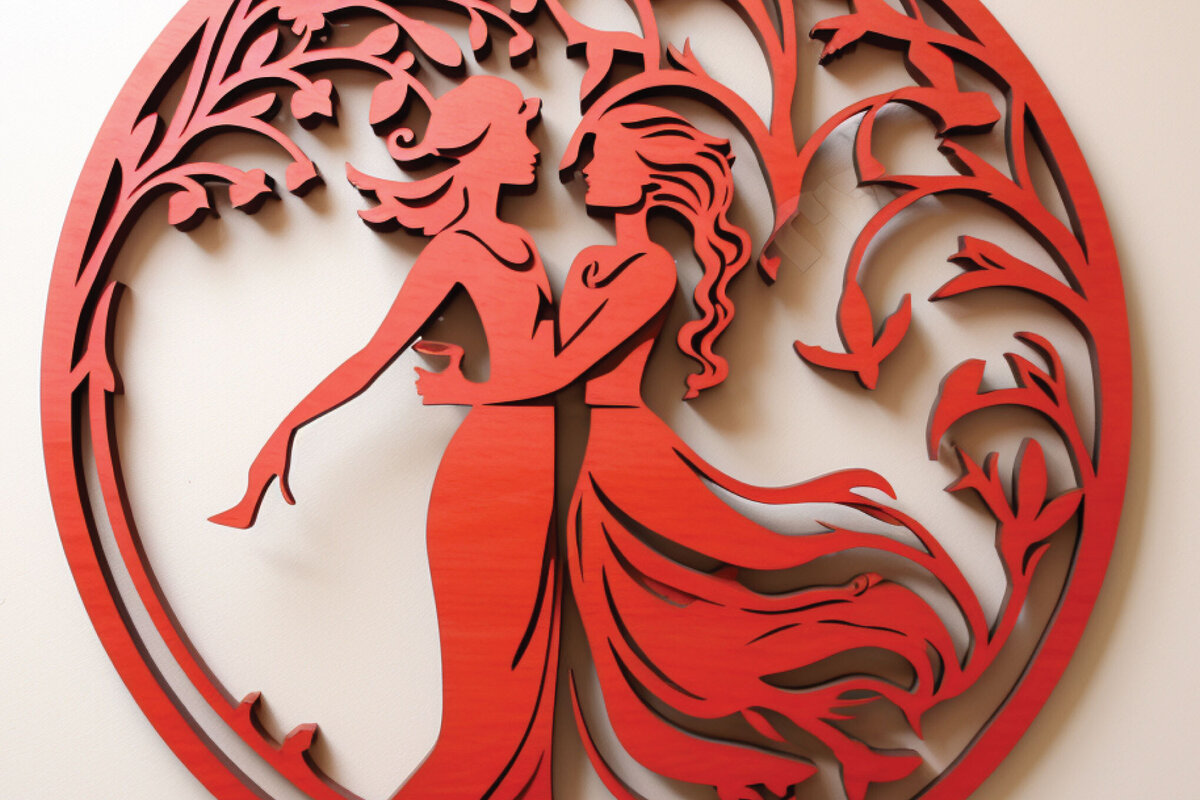 Σετ των 3 Intra απο ξύλο plywood 3mm-4mm πάχος - Σχέδια Cricut Valentine Cut Laser Δίασταση 4x4 cm INTRAFABR-88770460