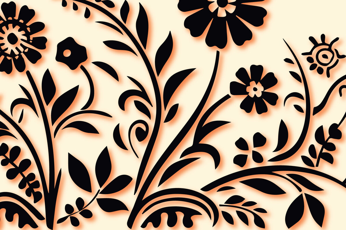 Σετ των 3 Intra απο ξύλο plywood 3mm-4mm πάχος - Πακέτο Cricut Wildflower Element  Δίασταση 4x4 cm INTRAFABR-85349167