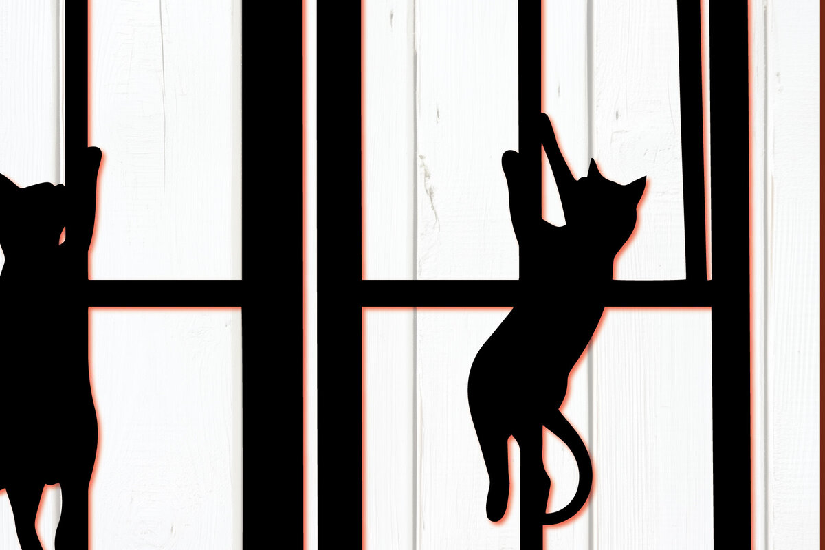 Σετ των 3 Intra απο ξύλο plywood 3mm-4mm πάχος - Παράθυρο Cricut με Cat  Δίασταση 4x4 cm INTRAFABR-104061531