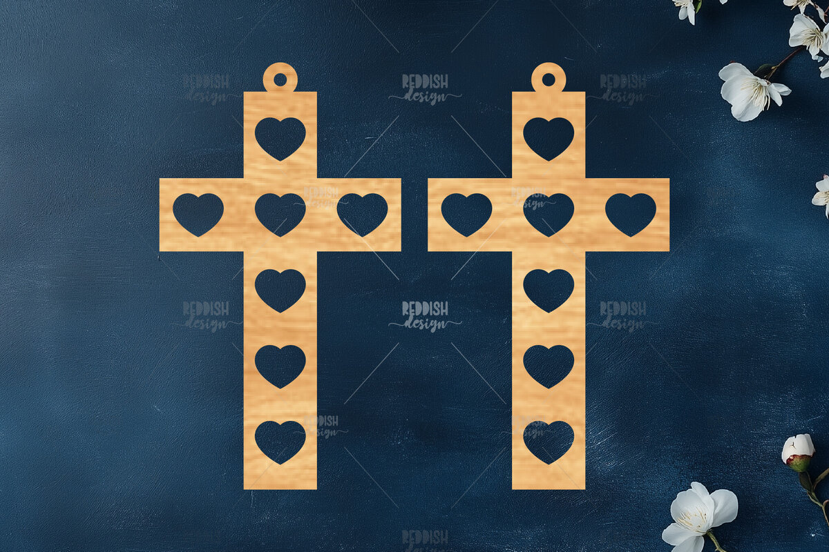 Σετ των 3 Intra απο ξύλο plywood 3mm-4mm πάχος - Σταυρωτά σκουλαρίκια Laser Cut  Δίασταση 3x3 cm INTRAFABR-118942414