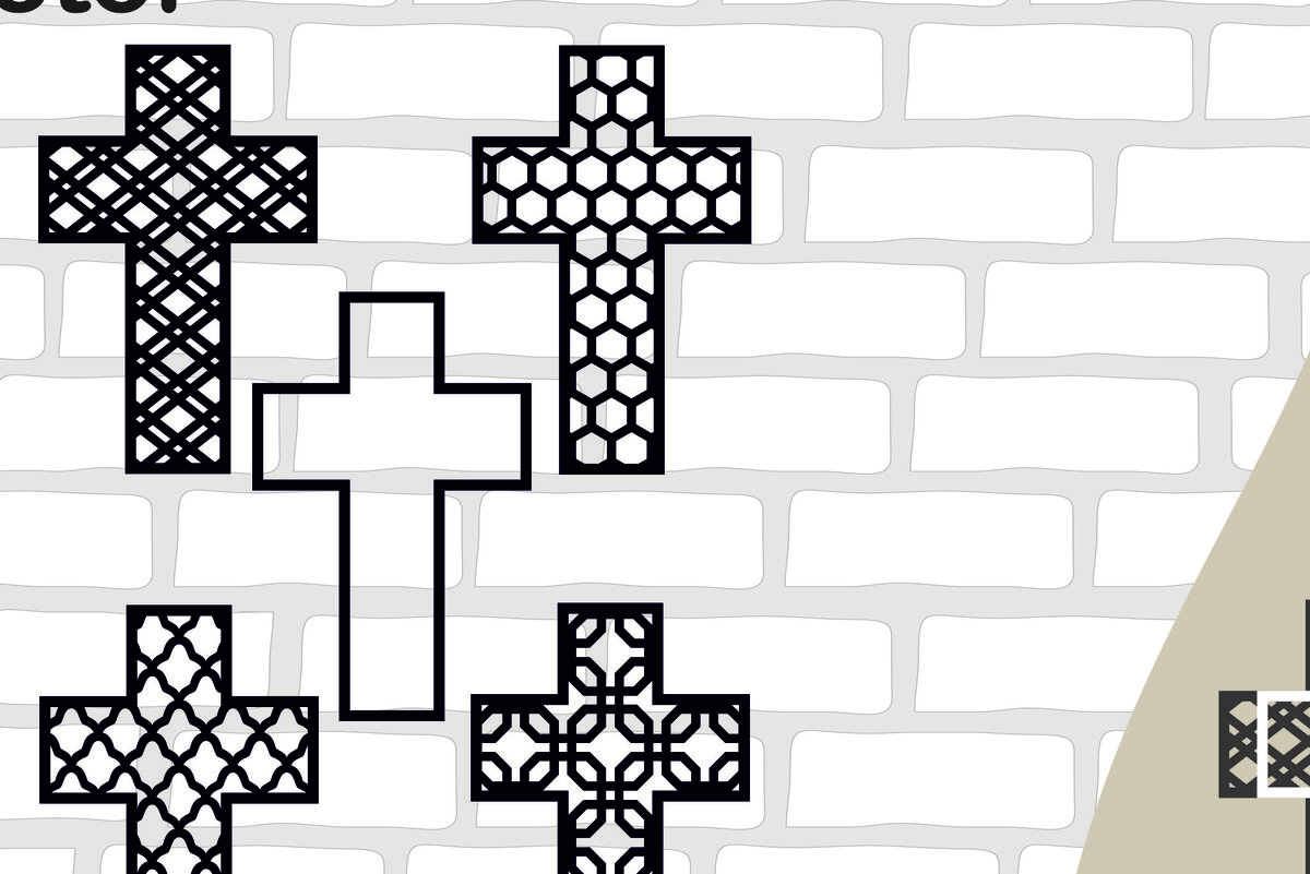 Σετ των 2 Intra απο ξύλο plywood 3mm-4mm πάχος - Κοπή Laser Cross Layered Δίασταση 15x15 cm INTRAFABR-27477111