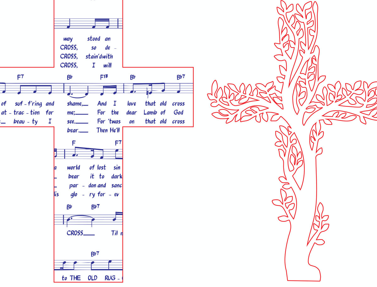 Σετ των 2 Intra απο ξύλο plywood 3mm-4mm πάχος - Διακοσμητικό σταντ δέντρου  Δίασταση 20x20 cm INTRAFABR-116538780