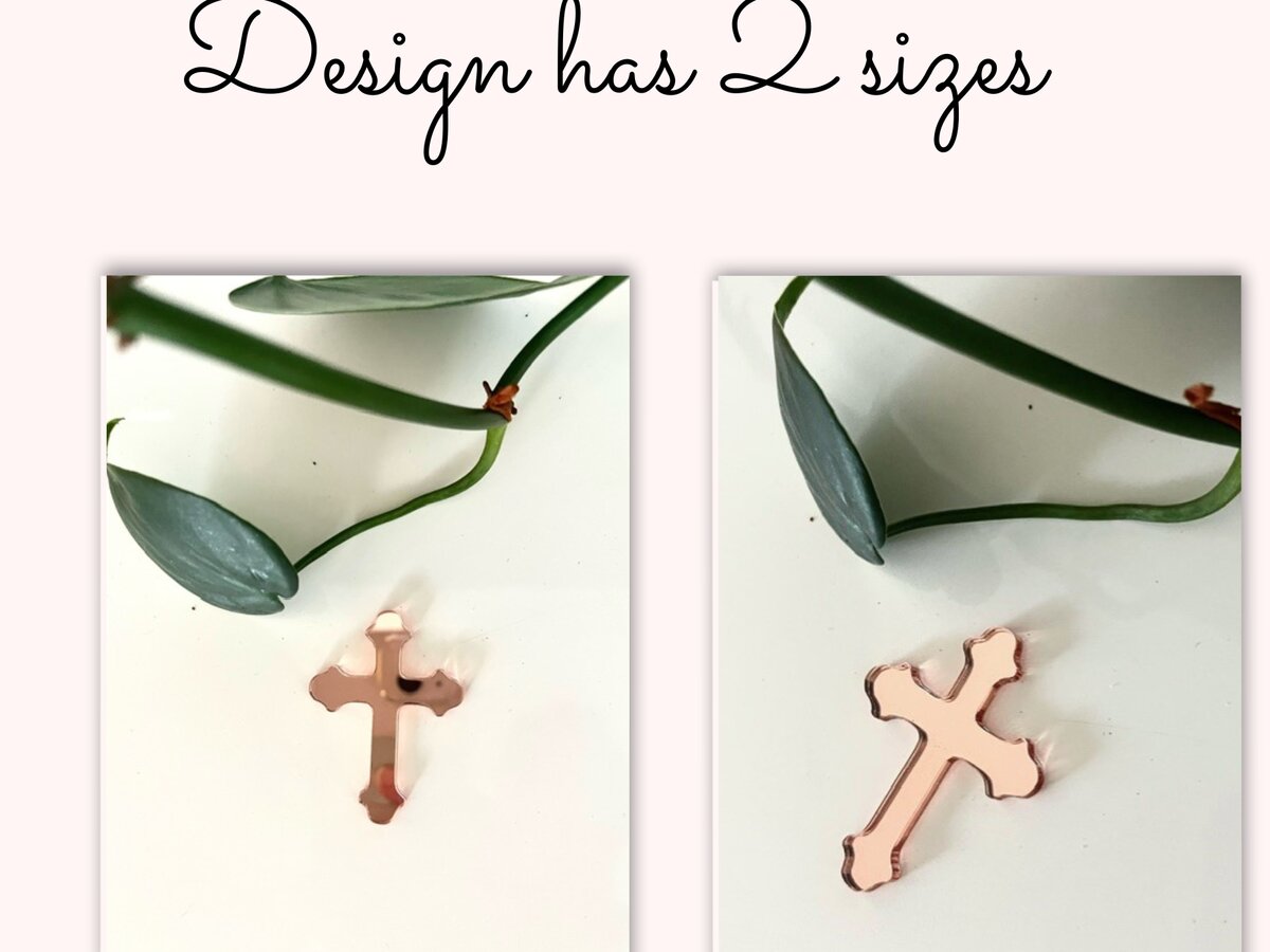 Σετ των 3 Intra απο ξύλο plywood 3mm-4mm πάχος - Crosses Cake Charms | Εσταυρωμένος Ορθόδοξος Δίασταση 4x4 cm INTRAFABR-94590947