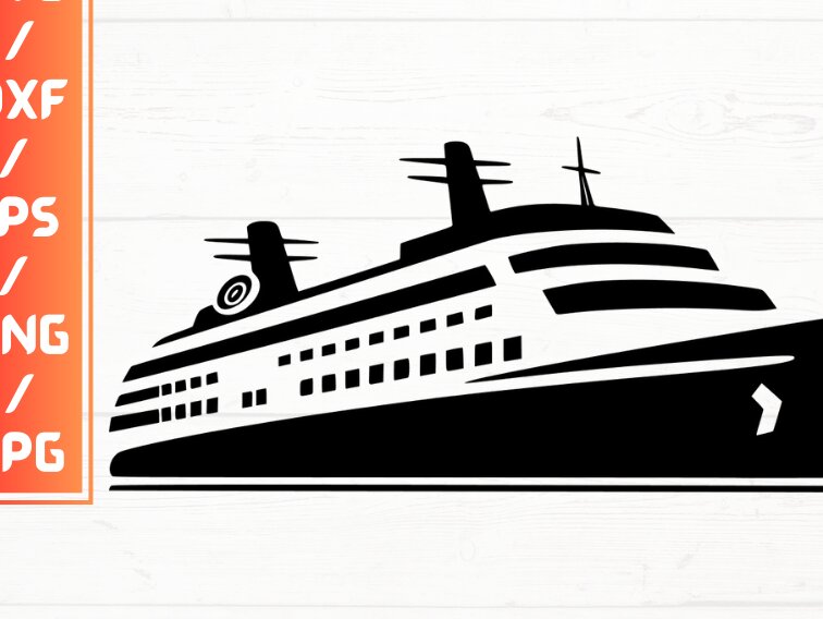 Σετ των 2 Intra απο ξύλο plywood 3mm-4mm πάχος - Κρουαζιερόπλοιο , DXF, EPS, JPG, PNG Δίασταση 20x20 cm INTRAFABR-115723209