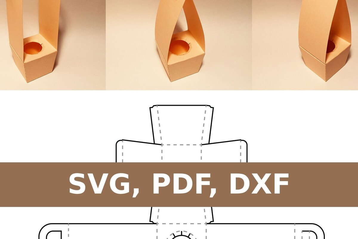 Σετ των 2 Intra απο ξύλο plywood 3mm-4mm πάχος - Τσάντα Κυπέλλου Δίασταση 20x20 cm INTRAFABR-33737462