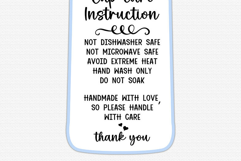 Σετ των 2 Intra απο ξύλο plywood 3mm-4mm πάχος - Οδηγίες Φροντίδας Κυπέλλου  PNG Δίασταση 20x25 cm INTRAFABR-85650588