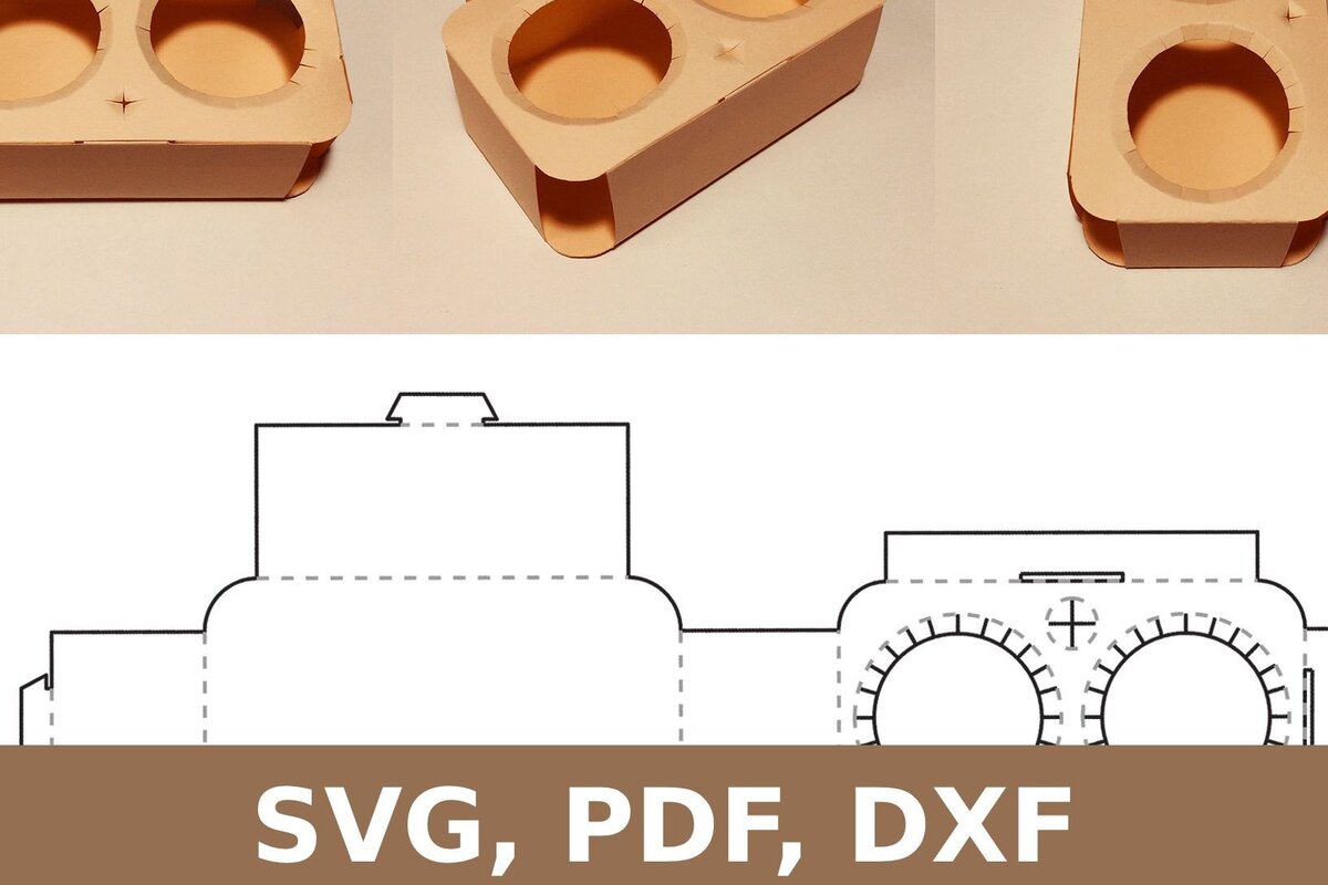 Σετ των 2 Intra απο ξύλο plywood 3mm-4mm πάχος - Ποτηροθήκη Δίασταση 20x20 cm INTRAFABR-33737886