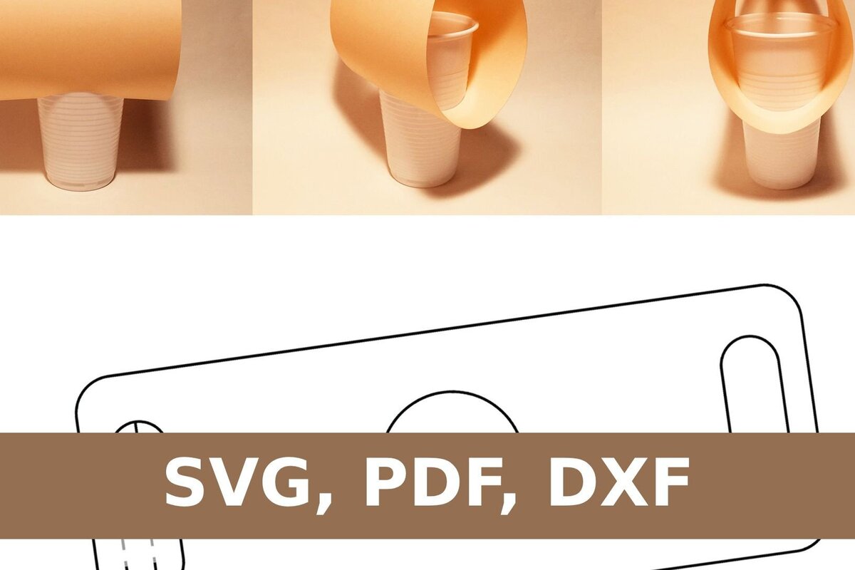 Σετ των 2 Intra απο ξύλο plywood 3mm-4mm πάχος - Ποτηροθήκη Δίασταση 20x20 cm INTRAFABR-33737798