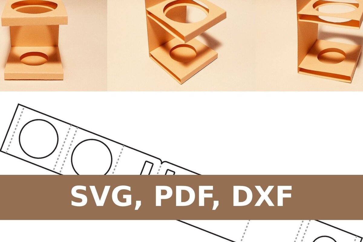 Σετ των 2 Intra απο ξύλο plywood 3mm-4mm πάχος - Βάση Κυπέλλου Δίασταση 20x20 cm INTRAFABR-33737984