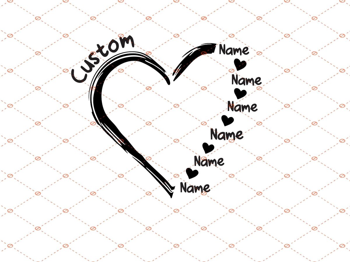 Intra απο ξύλο plywood 3mm-4mm πάχος - Custom Grandma, Mimi, Name Heart  Δίασταση 40x50 cm INTRAFABR-119864628