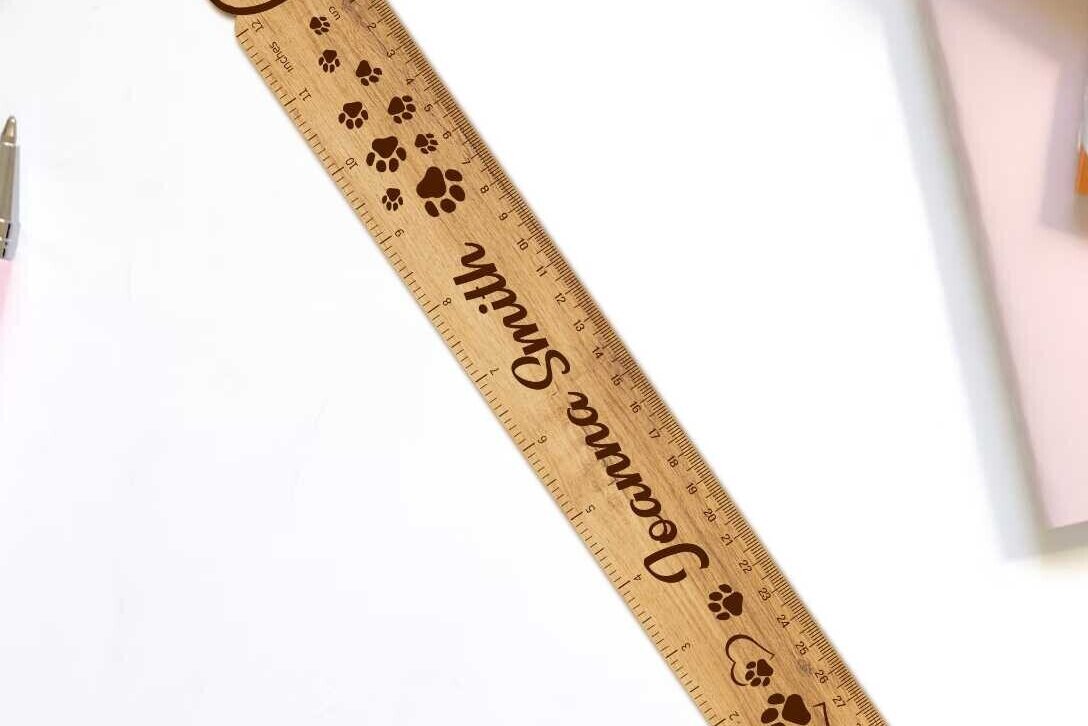 Σετ των 3 Intra απο ξύλο plywood 3mm-4mm πάχος - Προσαρμοσμένος χάρακας με γάτα Δίασταση 5x1 cm INTRAFABR-120229180