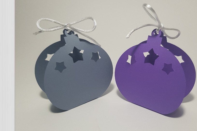 Σετ των 3 Intra απο ξύλο plywood 3mm-4mm πάχος - Cute Stars Snow Globe Favor Box Κουτί δώρου Δίασταση 6x6 cm INTRAFABR-43437498