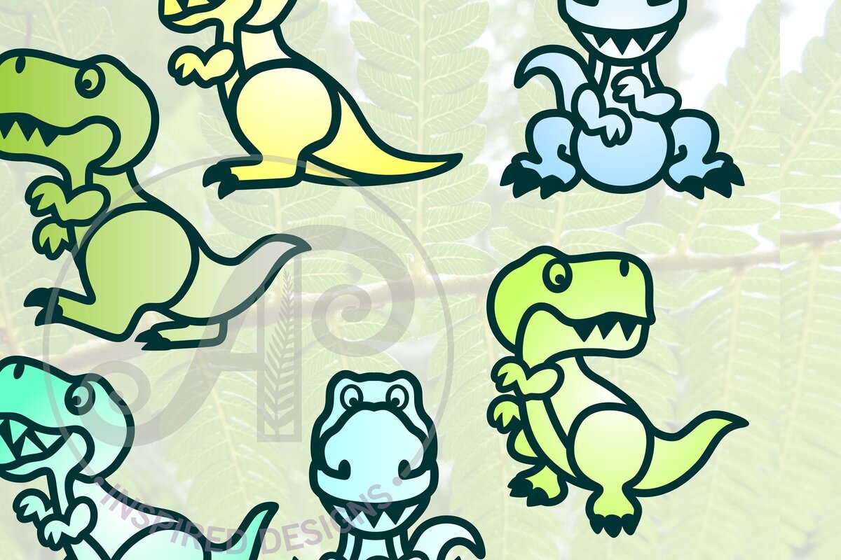 Intra απο ξύλο plywood 3mm-4mm πάχος - Χαριτωμένα αρχεία  κοπής με λέιζερ δύο επιπέδων T Rex Δίασταση 30x20 cm INTRAFABR-68403534