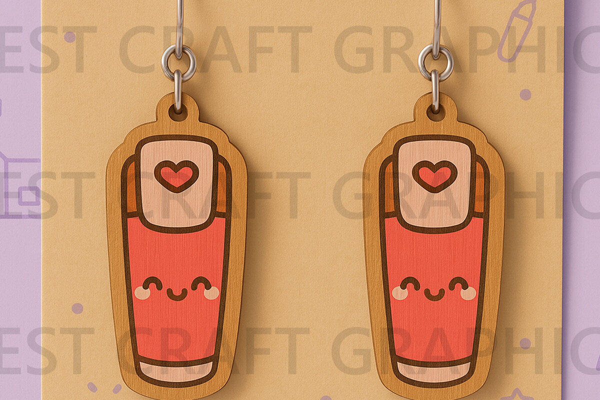 Σετ των 3 Intra απο ξύλο plywood 3mm-4mm πάχος - Χαριτωμένα σκουλαρίκια  Δίασταση 3x3 cm INTRAFABR-125208642