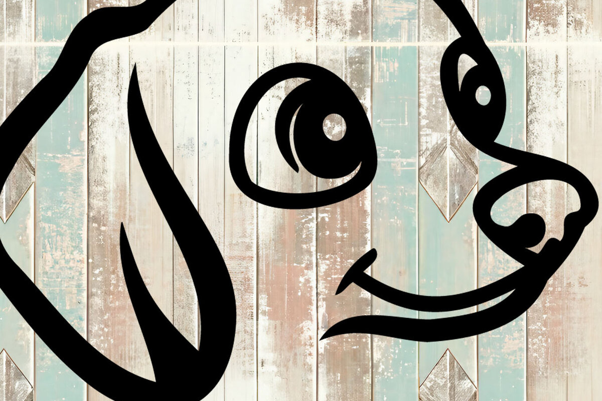 Σετ των 2 Intra απο ξύλο plywood 3mm-4mm πάχος - Κοπή αυτοκόλλητου αυτοκινήτου Dachshund  Design Δίασταση 20x20 cm INTRAFABR-104613323