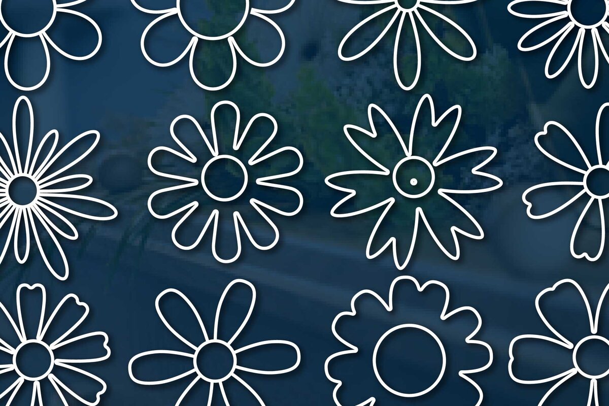 Intra απο ξύλο plywood 3mm-4mm πάχος - Πακέτο Daisy Flower  για Cricut Δίασταση 30x20 cm INTRAFABR-77825251