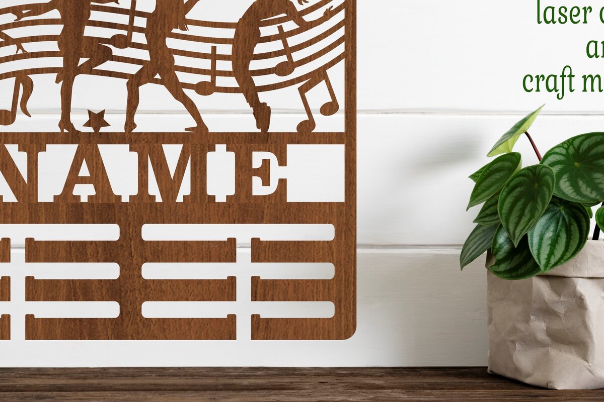 Intra απο ξύλο plywood 3mm-4mm πάχος - Χορός Γυναικείο Όνομα Κάτοχος Μεταλλίου  Laser Δίασταση 30x20 cm INTRAFABR-73714106