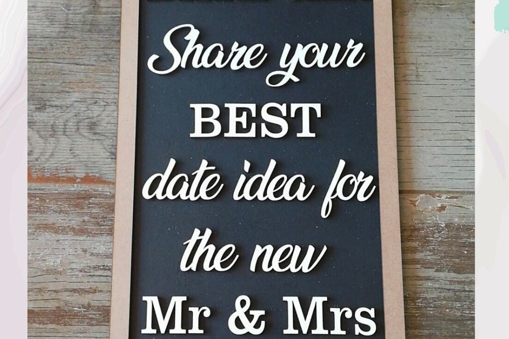 Σετ των 2 Intra απο ξύλο plywood 3mm-4mm πάχος - Βάζο ημερομηνίας, Σήμα βιβλίου επισκεπτών γάμου  Δίασταση 20x20 cm INTRAFABR-35835434