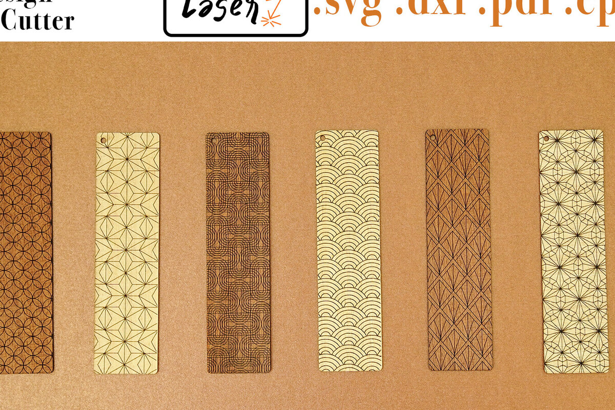 Σετ των 2 Intra απο ξύλο plywood 3mm-4mm πάχος - Αρχεία σελιδοδεικτών Decò για  Δίασταση 5x20 cm INTRAFABR-110842313