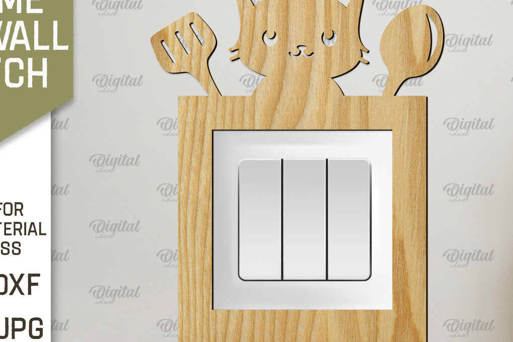 Σετ των 2 Intra απο ξύλο plywood 3mm-4mm πάχος - Διακοσμητικό πλαίσιο για διακόπτη τοίχου με λέιζερ Δίασταση 20x25 cm INTRAFABR-92039233