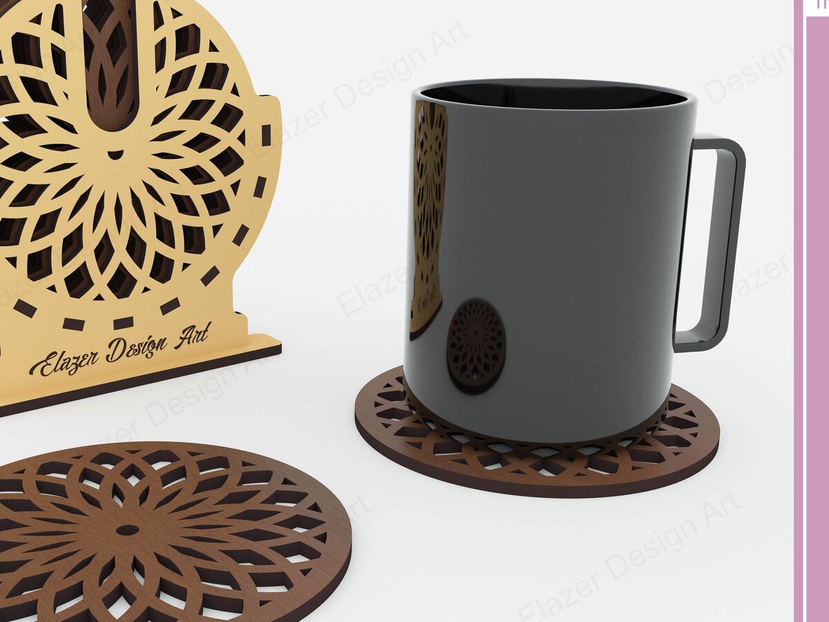 Intra απο ξύλο plywood 3mm-4mm πάχος - Διακοσμητικά Σουβέρ σε Κουτιά Laser Cut  Δίασταση 105x36 cm INTRAFABR-72392283