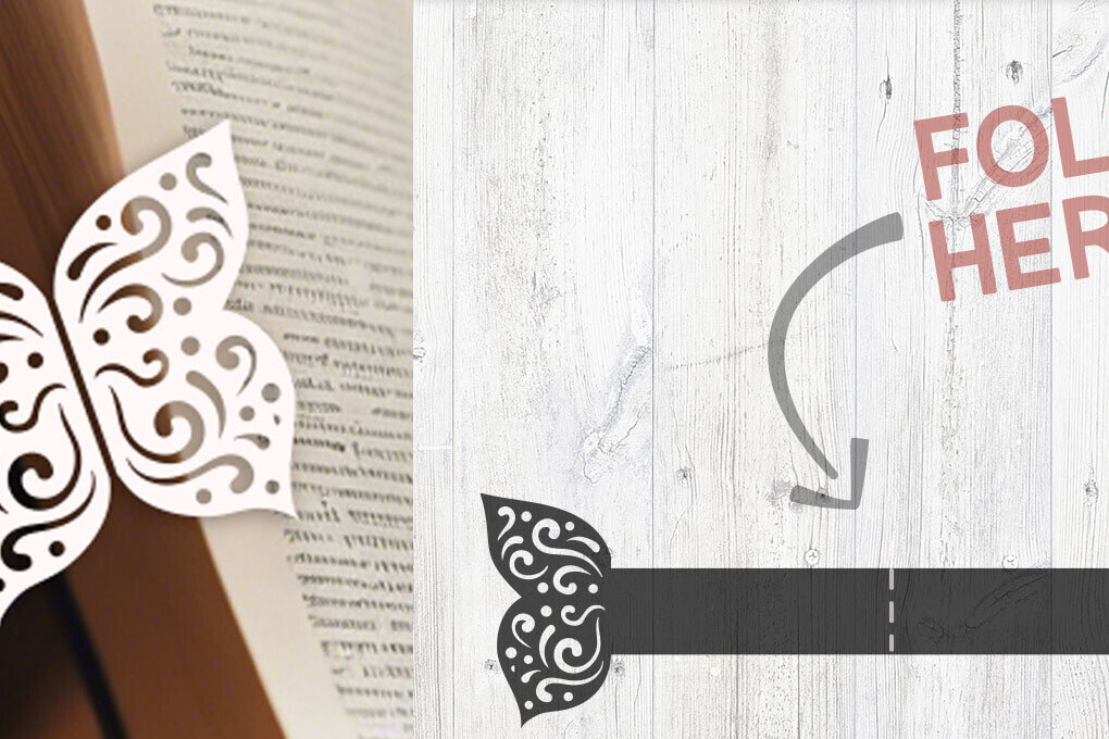 Σετ των 2 Intra απο ξύλο plywood 3mm-4mm πάχος - Διακοσμητική πεταλούδα  Δίασταση 5x20 cm INTRAFABR-100321002