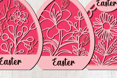 Σετ των 2 Intra απο ξύλο plywood 3mm-4mm πάχος - Διακοσμητικό Πασχαλινό Αυγό  Cut 3Layer1468 Δίασταση 15x15 cm INTRAFABR-116323086