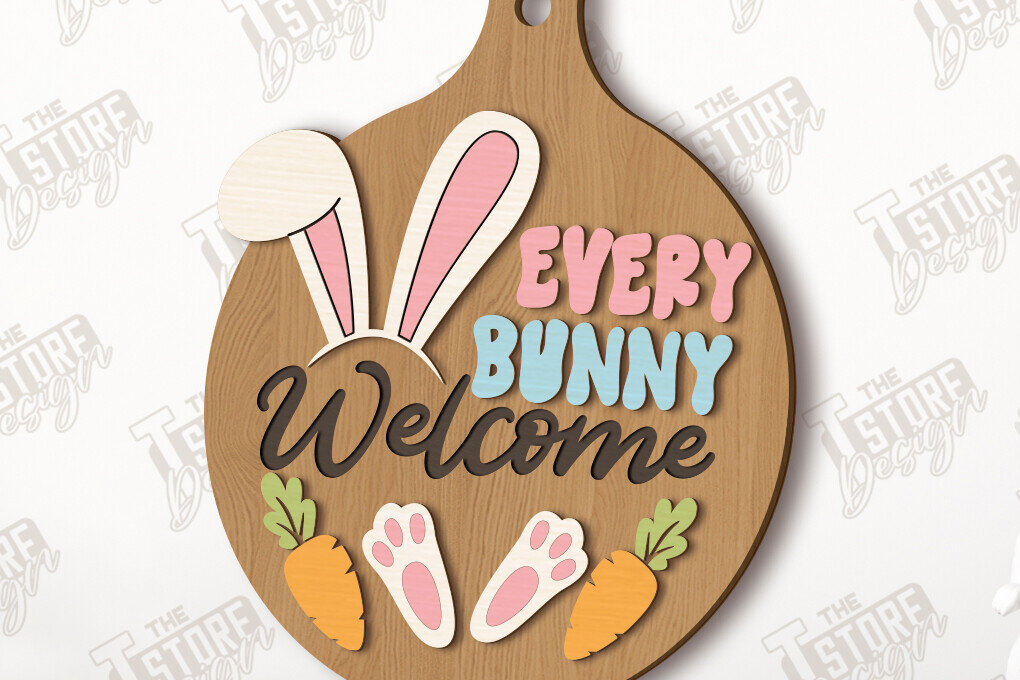 Σετ των 2 Intra απο ξύλο plywood 3mm-4mm πάχος - Διακοσμητικό Πασχαλινό Mini Cutting Board|CNC Δίασταση 15x15 cm INTRAFABR-117201668