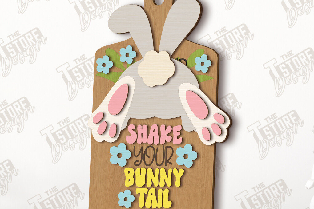 Σετ των 2 Intra απο ξύλο plywood 3mm-4mm πάχος - Διακοσμητικό Πασχαλινό Mini Cutting Board|CNC Δίασταση 15x15 cm INTRAFABR-117201658