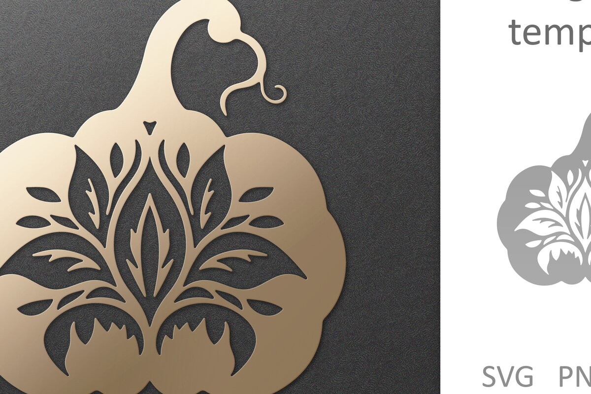 Intra απο ξύλο plywood 3mm-4mm πάχος - Διακοσμητικό φλοράλ κομμένο  κολοκύθας  Δίασταση 30x20 cm INTRAFABR-81425216