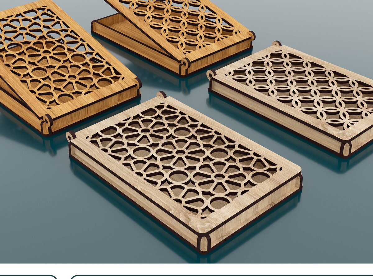 Intra απο ξύλο plywood 3mm-4mm πάχος - Διακοσμητικό κουτί δώρου Αρχεία  Cut Laser Δίασταση 150x100 cm INTRAFABR-49944844