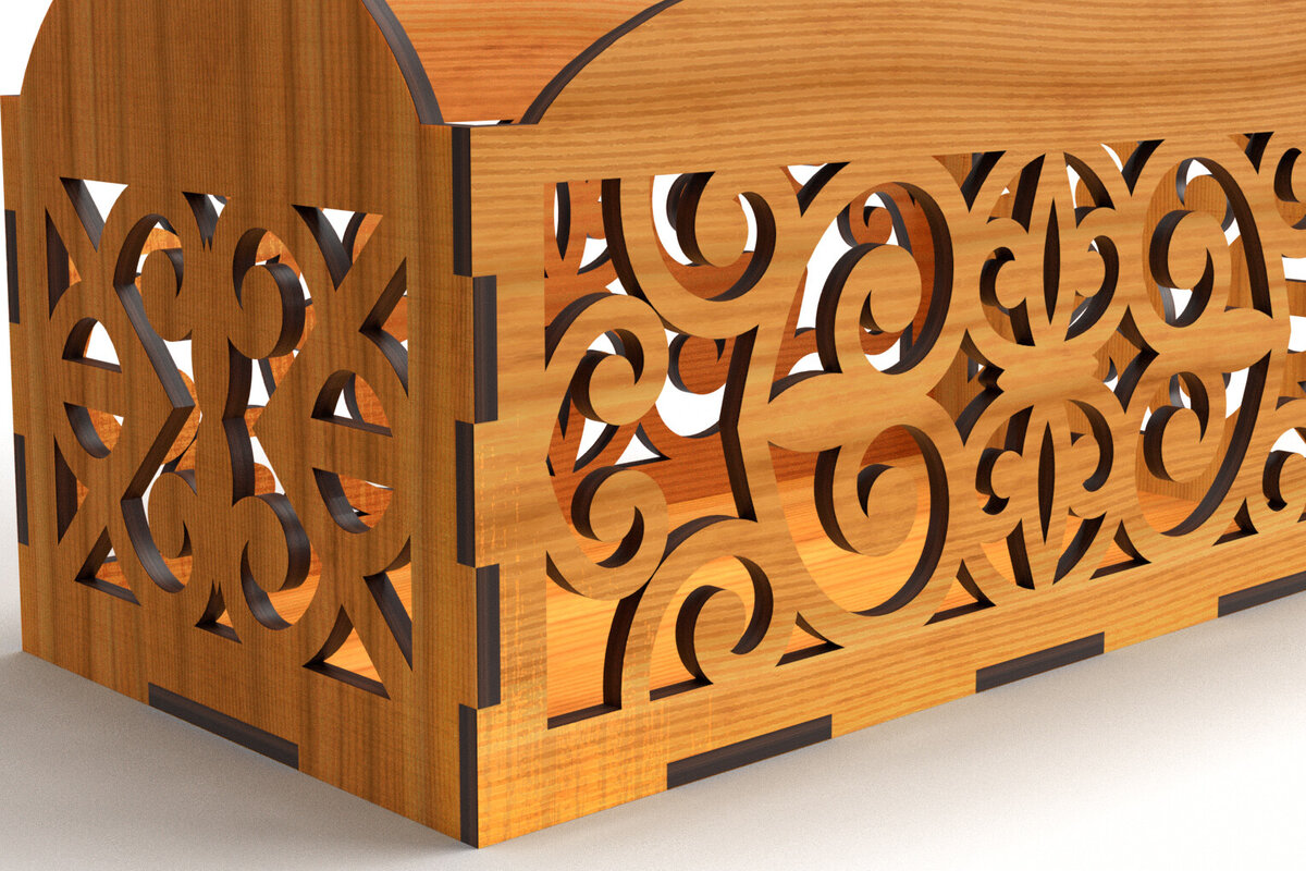 Σετ των 3 Intra απο ξύλο plywood 3mm-4mm πάχος - Διακοσμητικό κουτί δώρου Ξύλινο κουτί κοπής με λέιζερ Δίασταση 6x6 cm INTRAFABR-81434568