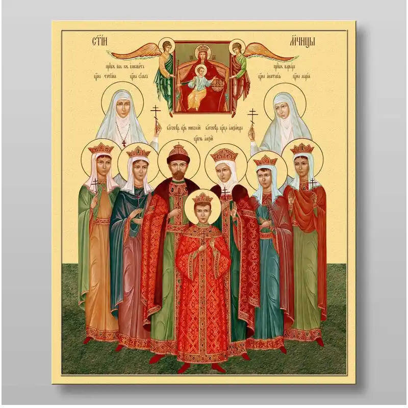 Σετ 2 τεμαχίων – Εικόνα Ορθοδοξίας με περίγραμμα χρυσό σε ξύλο Φλαμουρίας  με  βάση Βασιλομάρτυρες, Χειροποίητη Ελληνορθόδοξη , Κρεμαστή πλάκα βυζαντινής τέχνης, χριστιανική τέχνη Διάσταση 15x11 cm (5,9 x 4,3 ίντσες) INTRAEK-21199