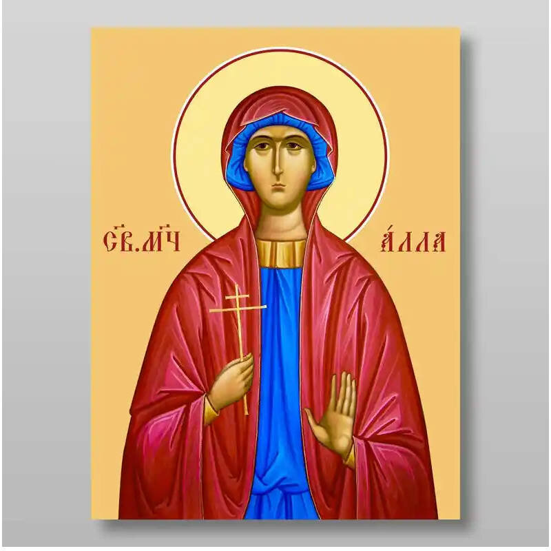 Σετ 2 τεμαχίων – Εικόνα Ορθοδοξίας με περίγραμμα χρυσό σε ξύλο Φλαμουρίας  με  βάση Alla martire, Χειροποίητη Ελληνορθόδοξη , Κρεμαστή πλάκα βυζαντινής τέχνης, χριστιανική τέχνη Διάσταση 15x11 cm (5,9 x 4,3 ίντσες) INTRAEK-21191