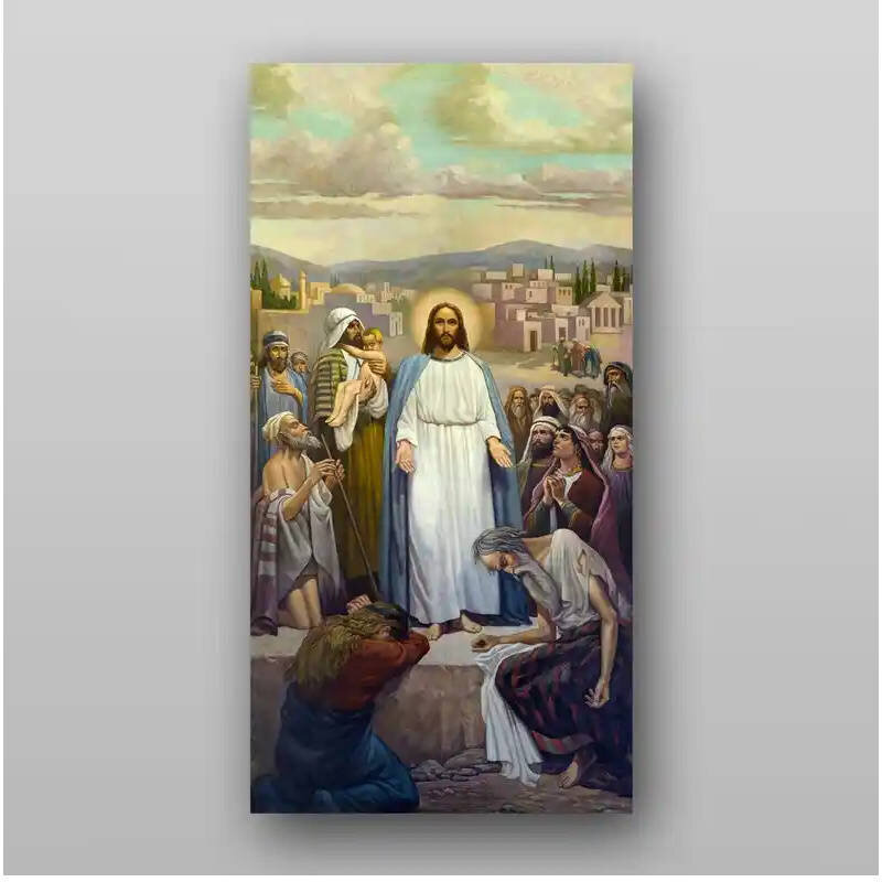 Σετ των 2 Εικόνα Ορθοδοξίας με περίγραμμα χρυσό σε ξύλο Φλαμουρίας  με  βάση Εικόνα του Ιησού Χριστού - Χειροποίητη Ελληνορθόδοξη , Κρεμαστή πλάκα βυζαντινής τέχνης, χριστιανική τέχνη Διάσταση 15x11 cm (5,9 x 4,3 ίντσες) INTRAEK-2983