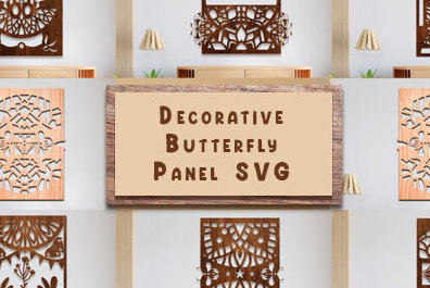 Σετ των 2 Intra απο ξύλο plywood 3mm-4mm πάχος - Διακοσμητικό πάνελ κοπής με λέιζερ  πακέτο Δίασταση 20x20 cm INTRAFABR-92627739