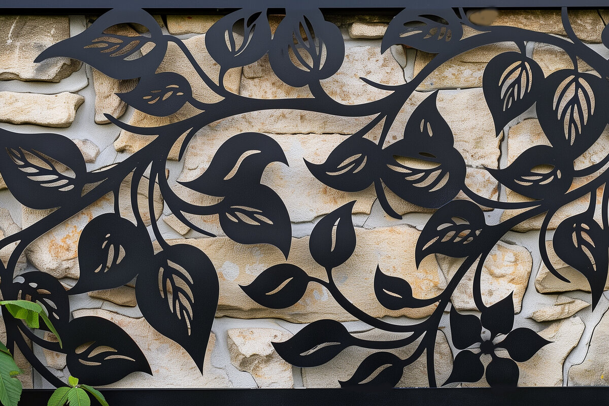 Σετ των 3 Intra απο ξύλο plywood 3mm-4mm πάχος - Διακοσμητικό πρότυπο πάνελ κοπής λέιζερ  Δίασταση 20x20 cm INTRAFABR-92387175