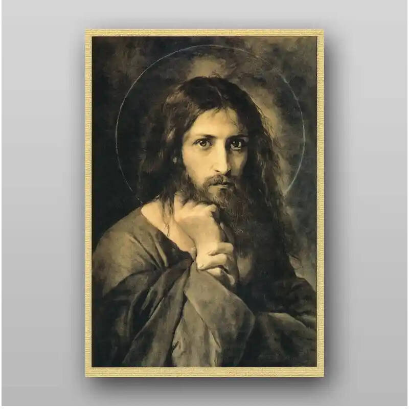 Σετ των 2 Εικόνα Ορθοδοξίας με περίγραμμα χρυσό σε ξύλο Φλαμουρίας  με  βάση Εικόνα του Ιησού Χριστού - Χειροποίητη Ελληνορθόδοξη , Κρεμαστή πλάκα βυζαντινής τέχνης, χριστιανική τέχνη Διάσταση 15x11 cm (5,9 x 4,3 ίντσες) INTRAEK-2783