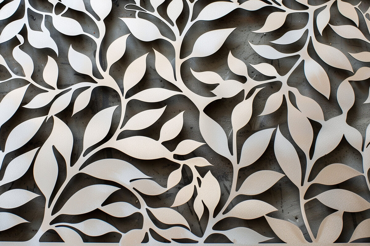 Σετ των 2 Intra απο ξύλο plywood 3mm-4mm πάχος - Διακοσμητικό πρότυπο πάνελ κοπής λέιζερ  Δίασταση 20x20 cm INTRAFABR-92406284