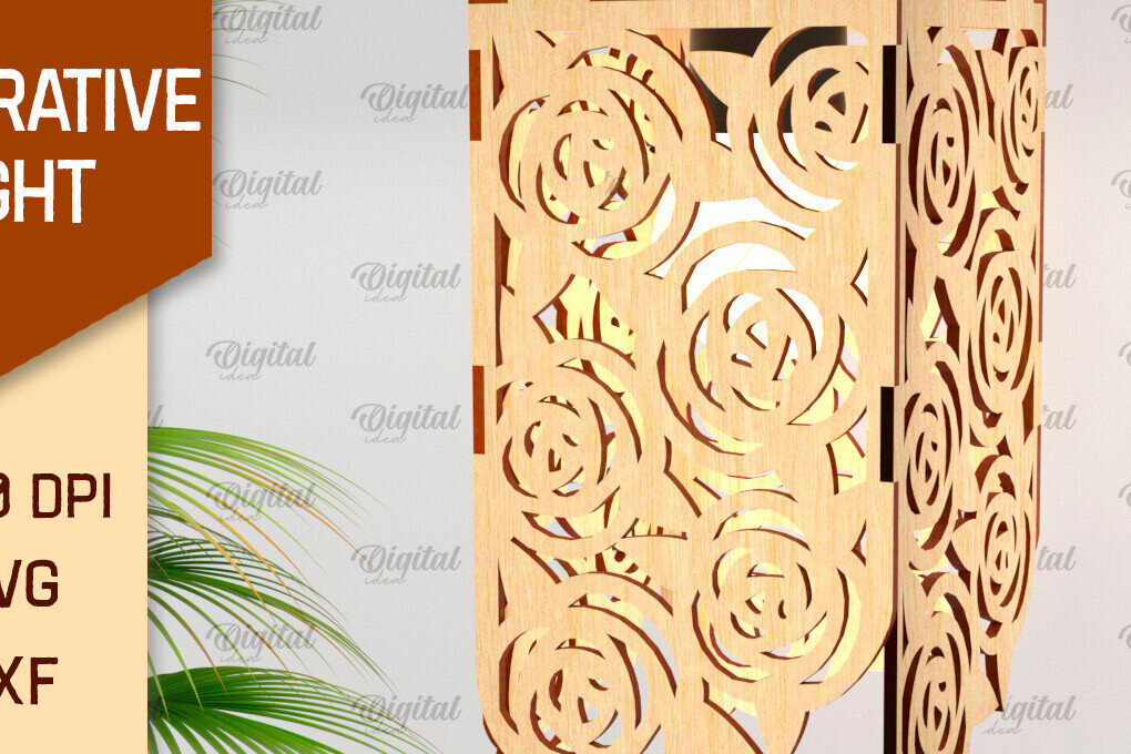 Intra απο ξύλο plywood 3mm-4mm πάχος - Διακοσμητική ελαφριά . Ξύλινο Φωτιστικό Δίασταση 30x20 cm INTRAFABR-103468795