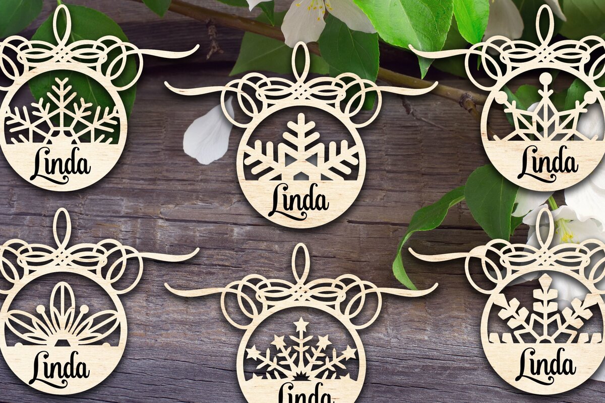 Σετ των 3 Intra απο ξύλο plywood 3mm-4mm πάχος - Διακοσμητικά Διακοσμητικά V2 Δίασταση 6x6 cm INTRAFABR-34909155