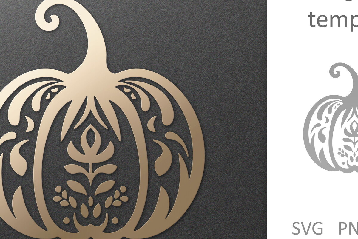 Intra απο ξύλο plywood 3mm-4mm πάχος - Διακοσμητικό περίτεχνο κομμένο  κολοκύθας  Δίασταση 30x20 cm INTRAFABR-81424080