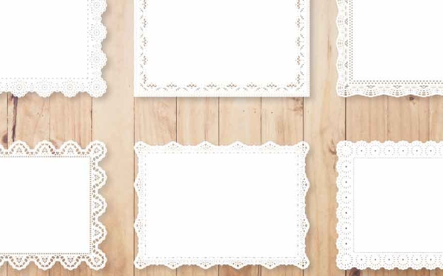 Σετ των 2 Intra απο ξύλο plywood 3mm-4mm πάχος - Διακοσμητικό Πακέτο δαντέλας κοπής χαρτιού  Δίασταση 20x20 cm INTRAFABR-86594468