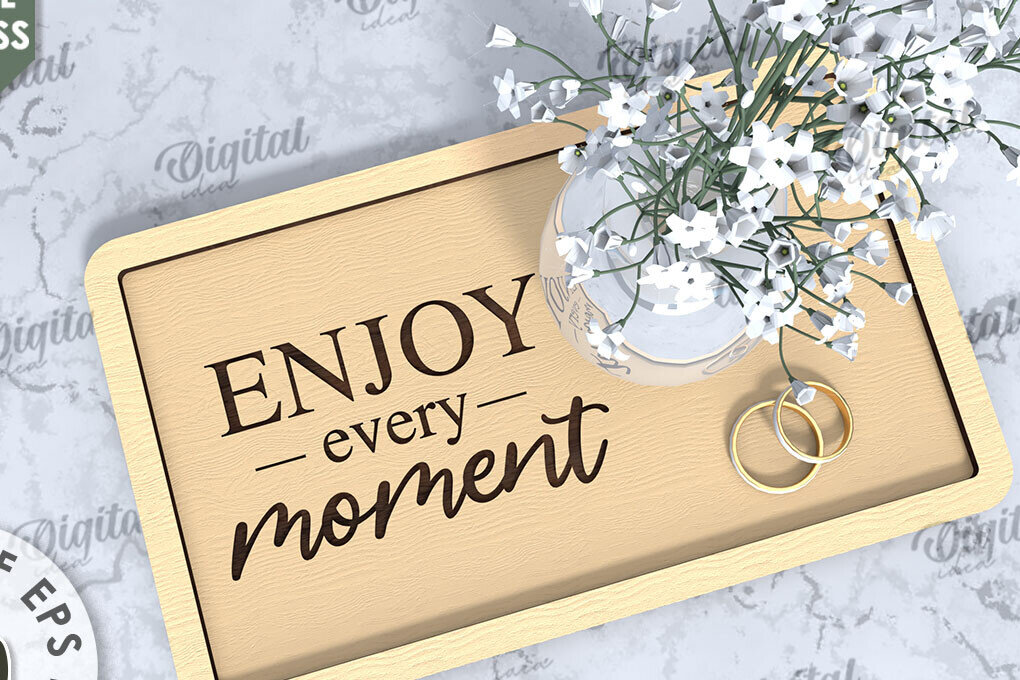 Σετ των 2 Intra απο ξύλο plywood 3mm-4mm πάχος - Διακοσμητικό Δίσκο Γάμου Σχέδιο κοπής με λέιζερ Δίασταση 20x20 cm INTRAFABR-108837934