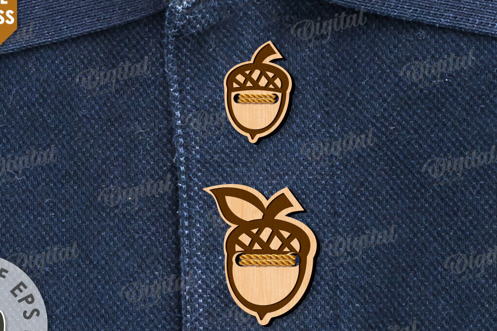 Intra απο ξύλο plywood 3mm-4mm πάχος - Διακοσμητικά Ξύλινα Κουμπιά Κοπή Laser Δίασταση 30x20 cm INTRAFABR-113842926