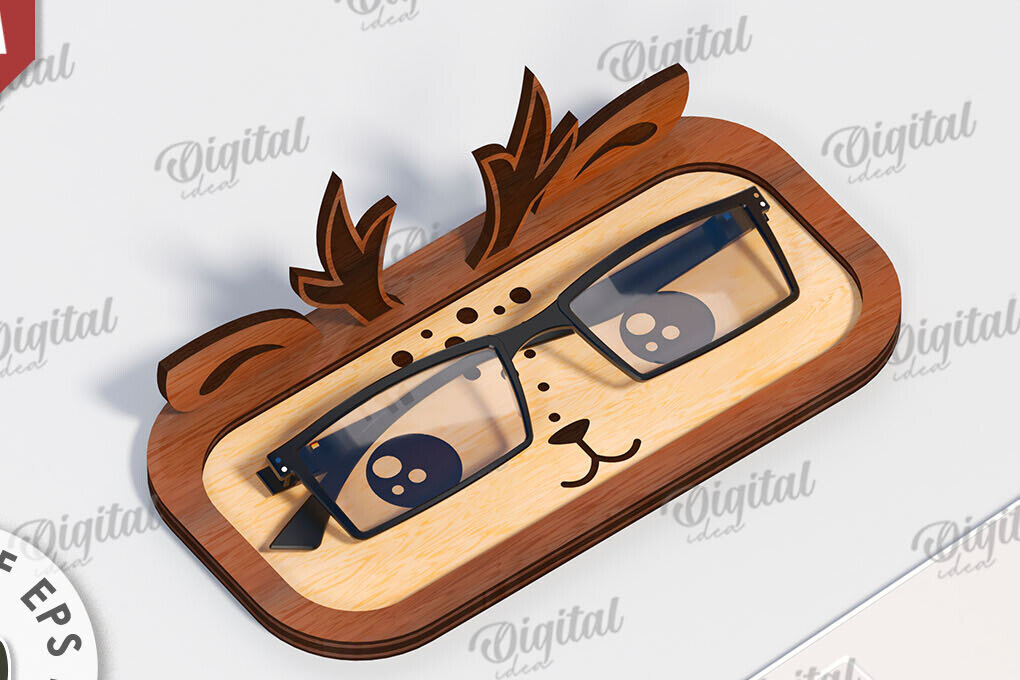 Intra απο ξύλο plywood 3mm-4mm πάχος - Στήριγμα γυαλιών ελαφιού  Δίασταση 30x20 cm INTRAFABR-116204418