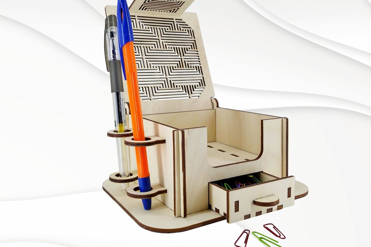 Intra απο ξύλο plywood 3mm-4mm πάχος - Οργανωτής γραφείου Δίασταση 73x152 cm INTRAFABR-30389544