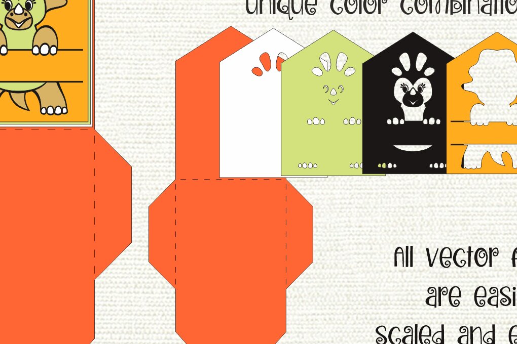 Σετ των 2 Intra απο ξύλο plywood 3mm-4mm πάχος - Ντίνο | Κάτοχος δώρου γενεθλίων Δίασταση 20x20 cm INTRAFABR-102698160